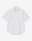 carhartt wip short sleeve keene shirt keene stripe white