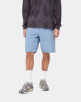 carhartt wip single knee short piscine faded