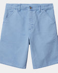 carhartt wip single knee short piscine faded