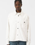 carhartt wip women georgia shirt jacket wax stone washed