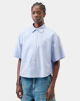 carhartt wip women kaia shirt bleach white