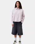 carhartt wip women long sleeve kanan shirt kanan stripe hortensia