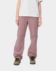 carhartt wip women pierce pant straight daphne rinsed