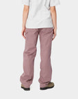 carhartt wip women pierce pant straight daphne rinsed