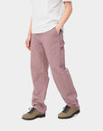 carhartt wip women pierce pant straight daphne rinsed
