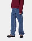 carhartt wip women simple pant blue stone washed