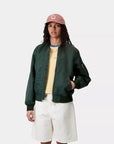 carhartt wip women otley bomber conifer
