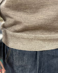 casa isaac cc29 crewneck pullover beige ecru