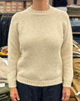 casa isaac woman round neck pullover white