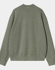 carhartt wip caspian sweatshirt park heather garment dyed (LAST SIZE XLARGE)