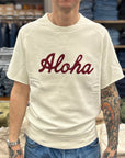 chesapeakes aloha sweatshirt short sleeve white (LAST SIZE LARGE)