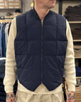 chesapeakes down vest seattle dark navy