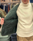 chesapeakes field jacket inner liner military green (LAST SIZE MEDIUM)