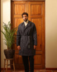 east harbour surplus mats 109 trench coat navy