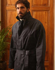 east harbour surplus mats 109 trench coat navy