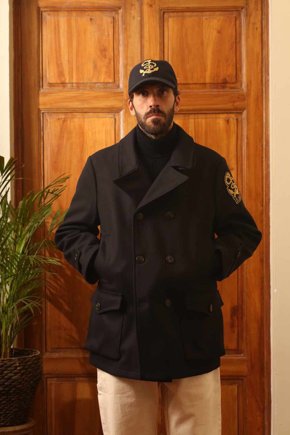 Caban us deals navy peacoat