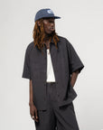 eat dust okinawa shirt riviera cotton midnight blue