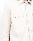 eat dust western shirt brushed twill stone