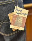 edwin nashville blue unwashed red listed selvage denim
