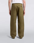 edwin wide trouser olive unwashed