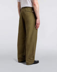 edwin wide trouser olive unwashed