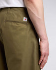 edwin wide trouser olive unwashed