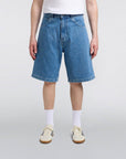 edwin worker short blue light stone washed