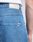 edwin worker short blue light stone washed