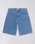edwin worker short blue light stone washed