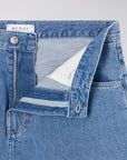 edwin worker short blue light stone washed