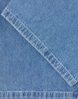 edwin worker short blue light stone washed
