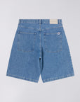 edwin worker short blue light stone washed