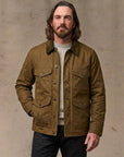 filson shelter cloth journeyman jacket dark tan (LAST SIZE MEDIUM)