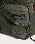 filson 24 hour tin cloth briefcase otter green