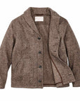 filson decatur island wool jacket natural brown