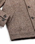 filson decatur island wool jacket natural brown