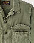 filson field cruiser jacket washed fatigue green
