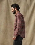 filson field flannel shirt russet red plaid