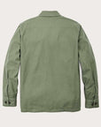 filson field jac shirt washed fatigue green