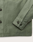 filson field jac shirt washed fatigue green