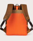 filson journeyman backpack dark tan flame