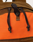 filson journeyman backpack dark tan flame