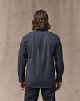 filson lightweight alaskan guide shirt indigo ticking stripe