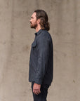 filson lightweight alaskan guide shirt indigo ticking stripe