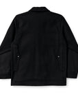 filson mackinaw wool cruiser jacket dark navy solid
