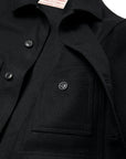 filson mackinaw wool cruiser jacket dark navy solid