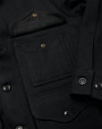 filson mackinaw wool cruiser jacket dark navy solid