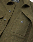filson mackinaw wool cruiser jacket forest green