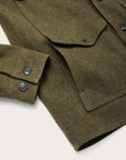 filson mackinaw wool cruiser jacket forest green