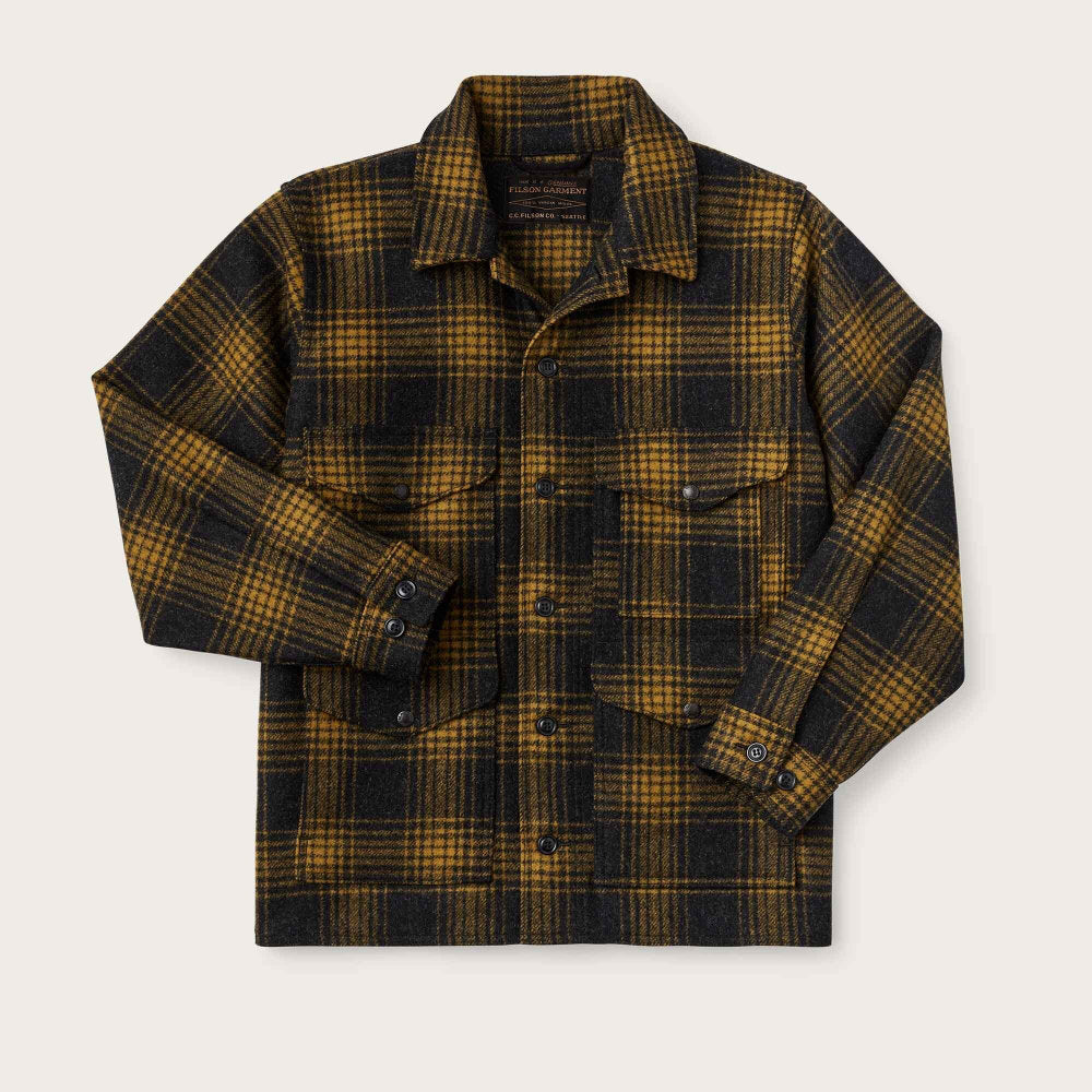 filson mackinaw wool cruiser jacket gold ochre ombre (LAST
